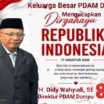 Direktur PDAM Dompu, H. Didy Wahyudi, SE, Beserta Karyawan, Ucapkan Dirgahayu Kemerdekaan RI Ke-81Tahun 2026 IMG_20260815_031837
